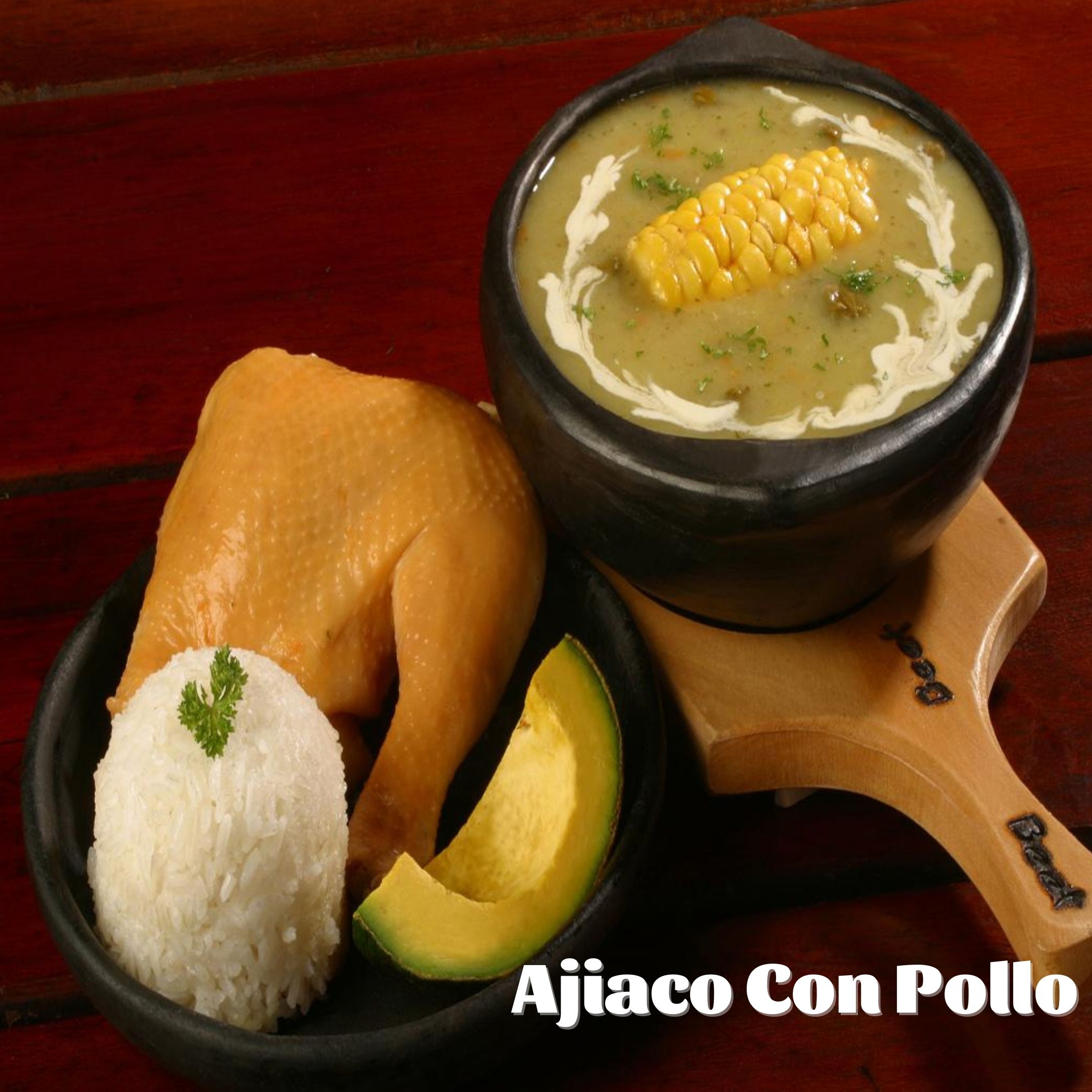 Ajíaco con pollo