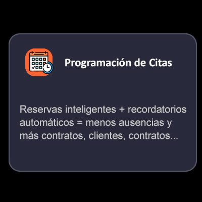 programación de citas