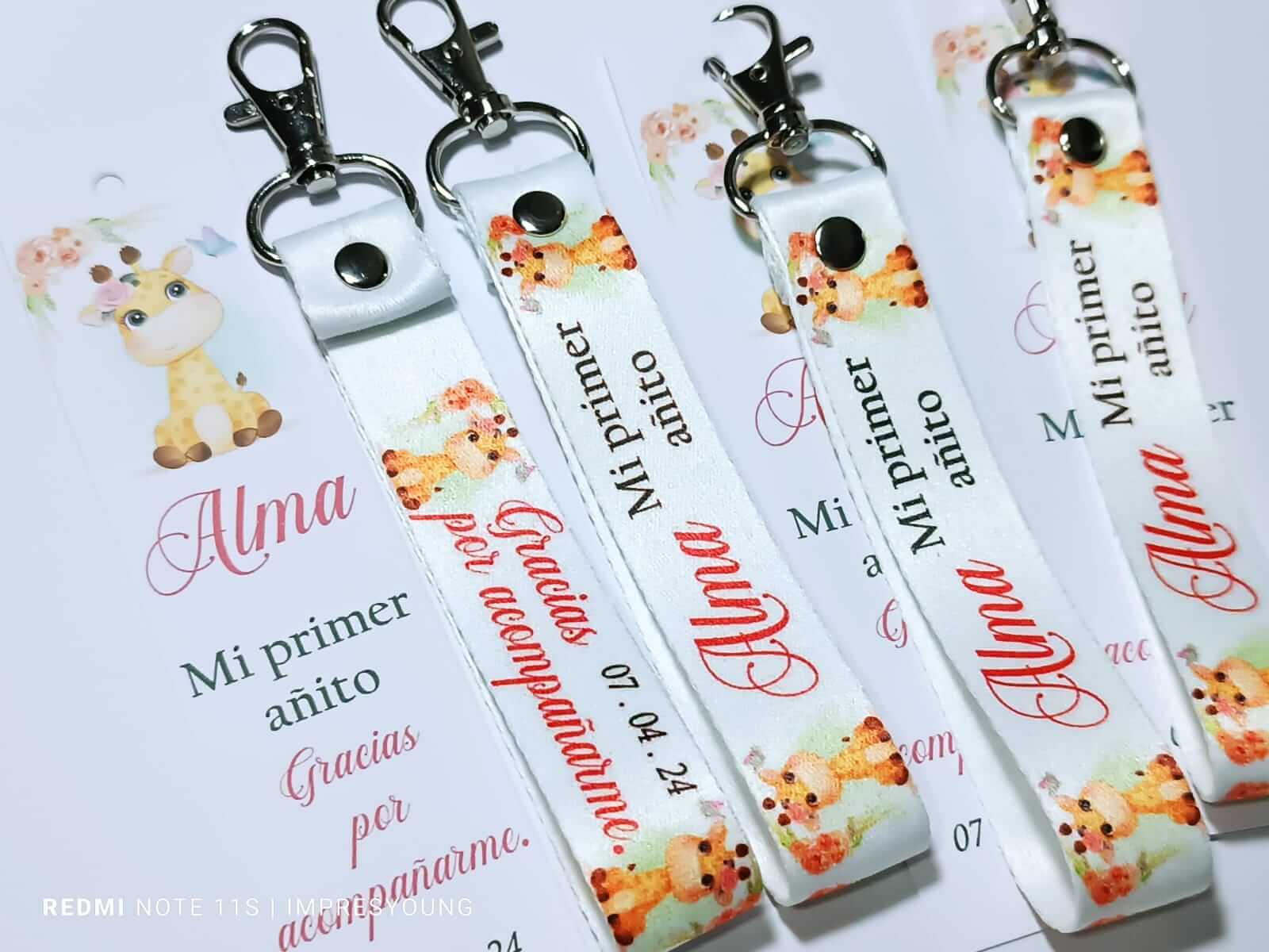 llaveros de cinta personalizados