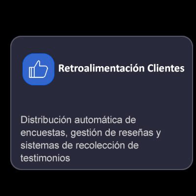 retroalimentación clientes